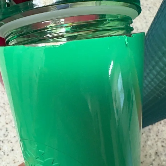 Starbucks Vibrant Tumbler Collection - Red, Green, Teal, Yellow-Pink - Picture 3 of 4